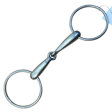 Loose Ring Hollow Mouth Snaffle Bit in Stainless Steel