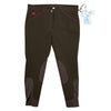 SmartPak Piper 'Classic' Modified Rise Knee Patch Breeches in Mink/Brick