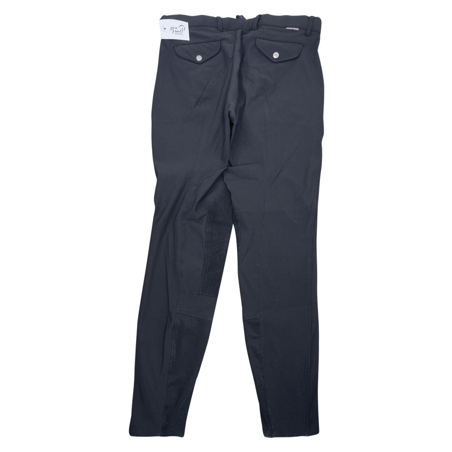 Back of Horze 'Grand Prix' Breeches in Black