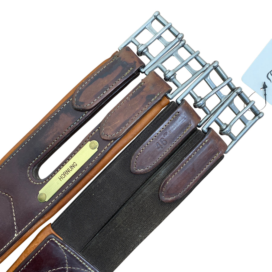 Dover Saddlery Single End Elastic Girth in Brown