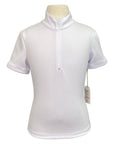 Hippique Short Sleeve Riding Shirt in White