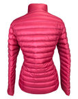 Back of JOTT Cha Jacket in Raspberry - Women's XL