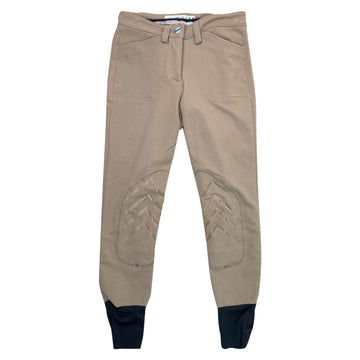Animo Knee Patch Breeches in Taupe