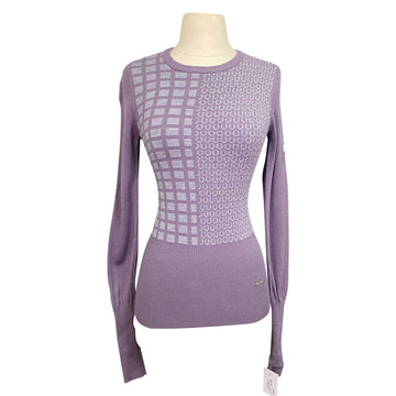 AA Platinum 'Horseshoe' Sweater in Lavender
