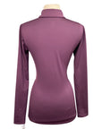 back of An Capall 'Gracie' Polo in Plum