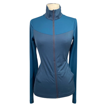 Asmar Equestrian Zip-Up Training Jacket in Teal