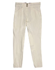 Grand Prix 'Vegas' Micro Knee Patch Breeches in White