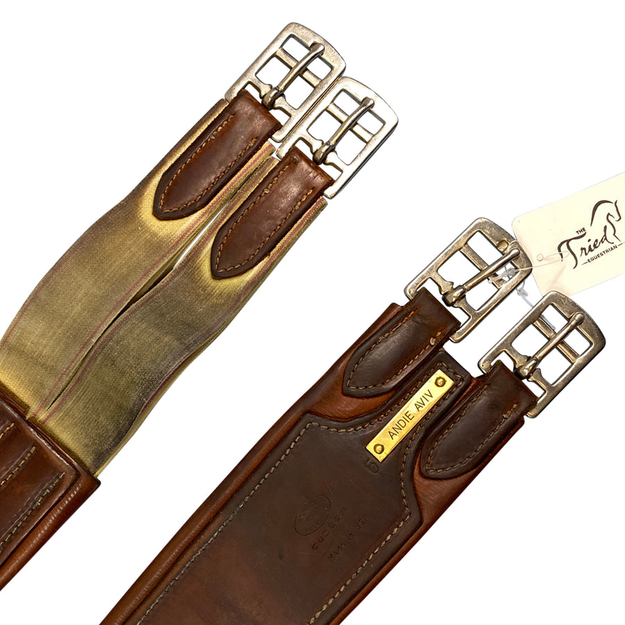 EquuSport Custom Leather Girth in Oakbark/Hazelnut