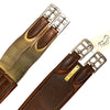 EquuSport Custom Leather Girth in Oakbark/Hazelnut
