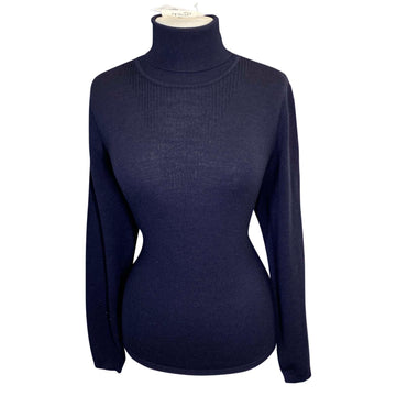Ps of Sweden 'Tara' Fine Knit Sweater in Navy