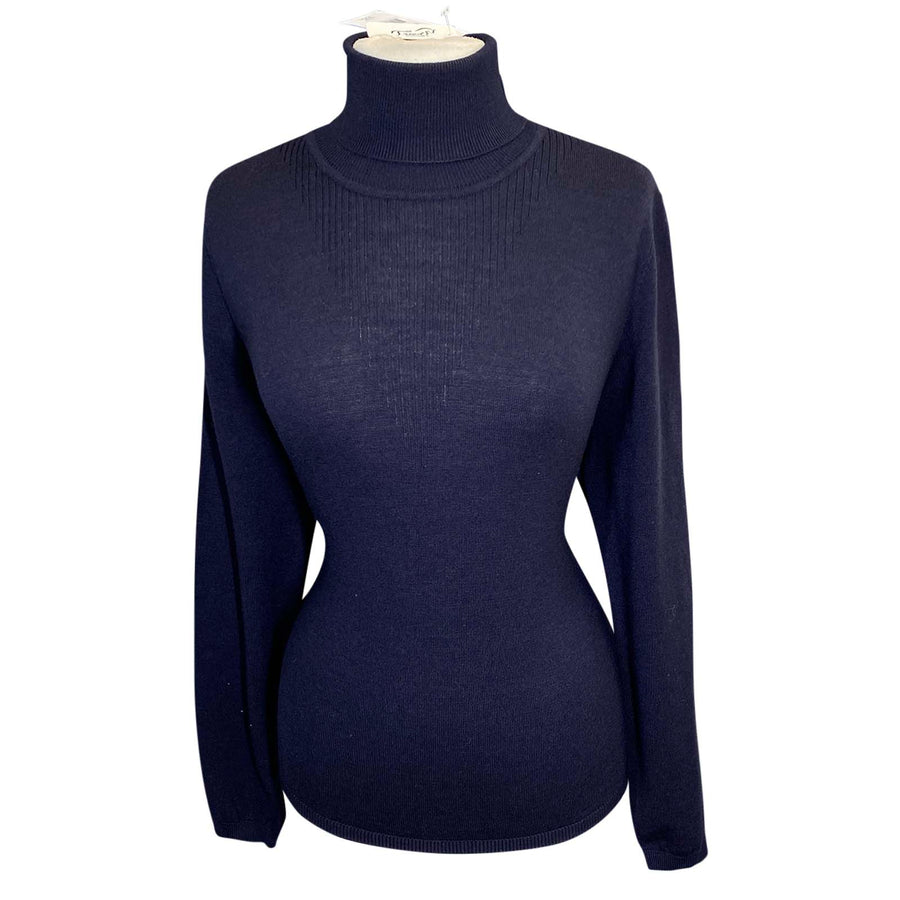 Ps of Sweden 'Tara' Fine Knit Sweater in Navy