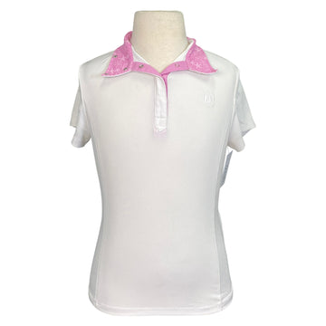 Romfh 'Sarah' Show Shirt in White/Pink 