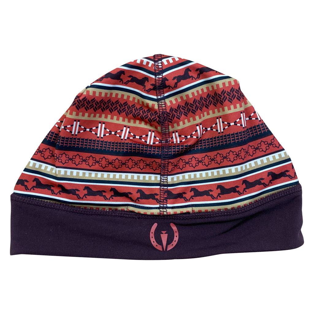 Kerrits 'Fair Isle' Fleece Beanie in Equestrian Aztec