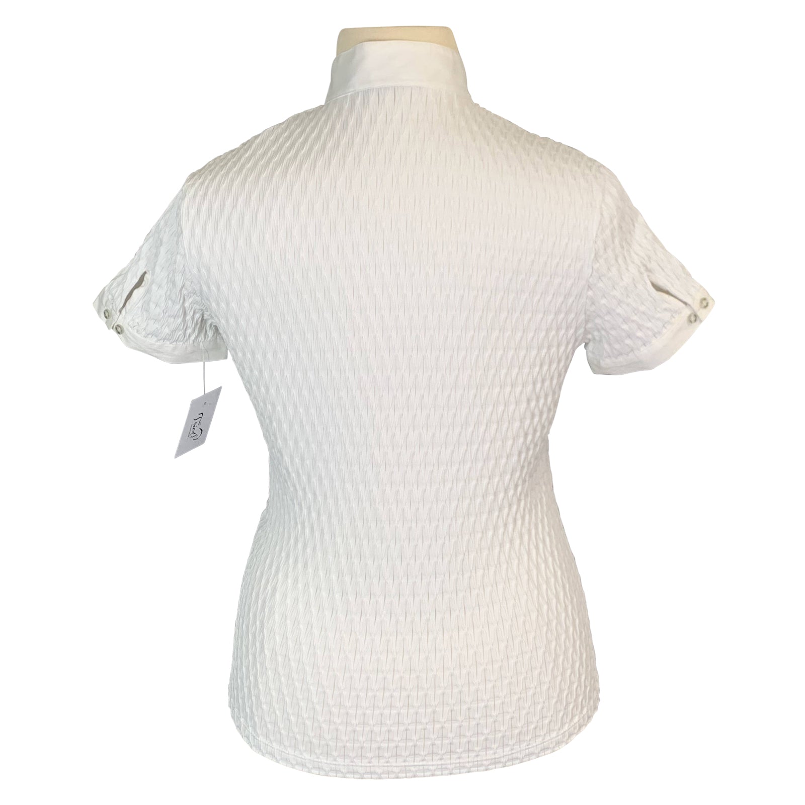 Back of Equiline &#39;Camicia&#39; Show Shirt in White