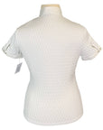 Back of Equiline 'Camicia' Show Shirt in White