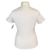 Back of Equiline 'Camicia' Show Shirt in White