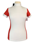 Equiline 'Heather' Competition Shirt in Fire Red - Women's XL