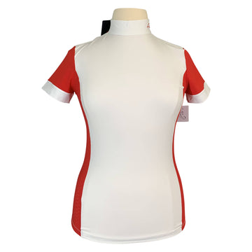Equiline 'Heather' Competition Shirt in Fire Red - Women's XL