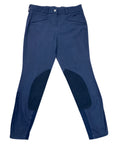 Ariat Performer Knee Patch Breeches in Navy 