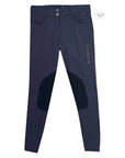 B Vertigo 'Kimberley' Knee Patch Breeches in Navy