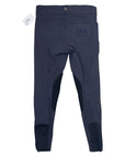 back of B Vertigo 'Kimberley' Knee Patch Breeches in Navy