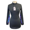HH Unique by Horze Abstract Base Layer in Black/Galaxy
