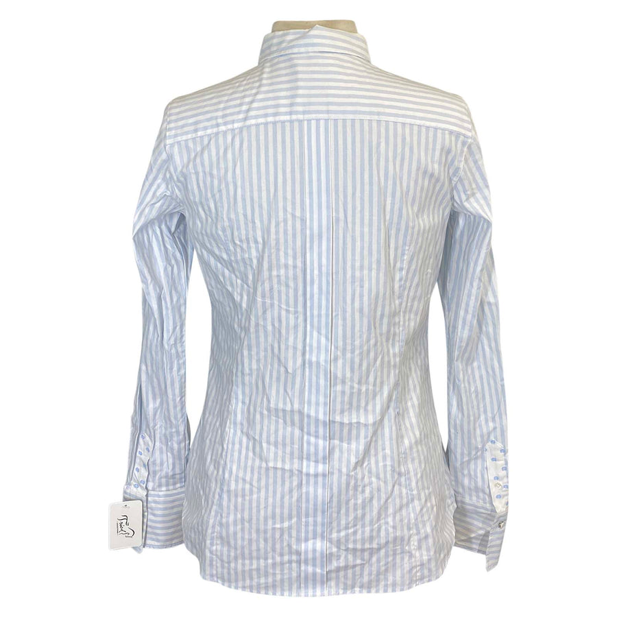 Back of By Mi 'Pure Paula' Shirt in Blue