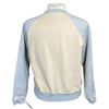 Back of Spiced Equestrian 'Heart Horse' Sweatshirt in Pink/Grey/Tan 