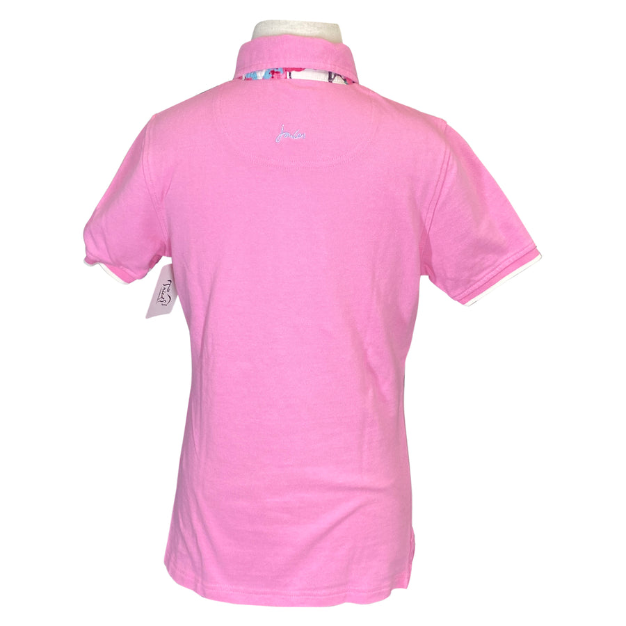Joules 'Beaufort Lark' Polo in Pretty Pink - Women's US 4
