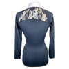 Back of Horseware 'Sara' Competition Shirt in Black