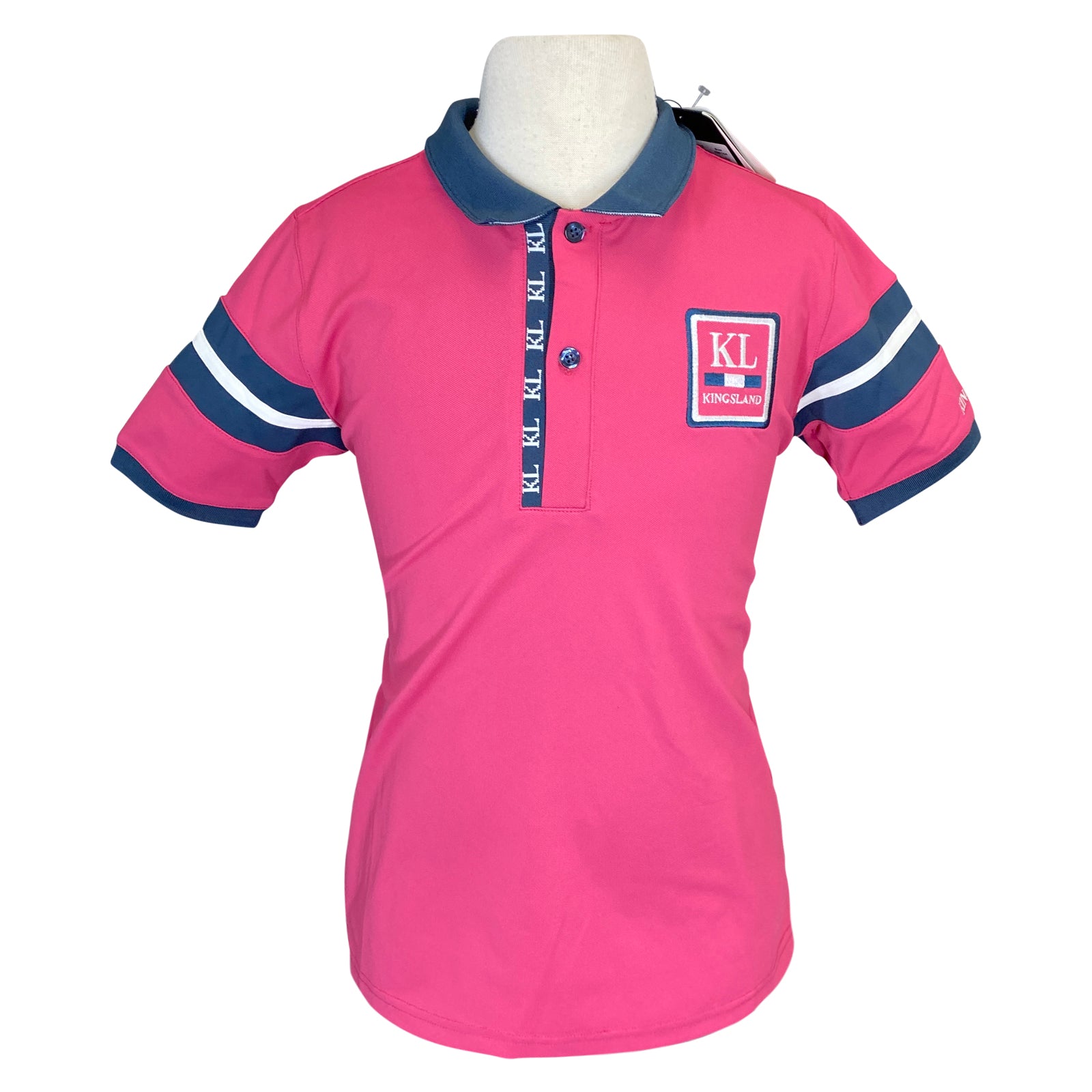Kingsland 'Fuengirola' Polo Shirt in Pink Carmine 