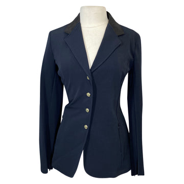 Sarm Hippique 'Comfort Sport' Show Coat in Black 