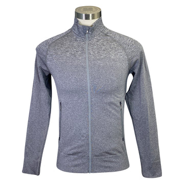 Lululemon MetalVent Bomber Jacket in Heather Grey