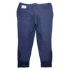 Back of SmartPak Piper Winter Softshell Full Seat Breeches in Navy