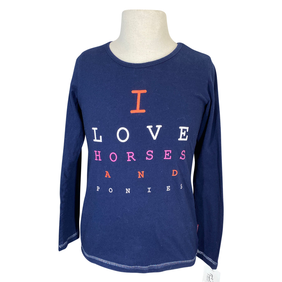 Horseware 'I Love Horses and Ponies' Tee in Navy