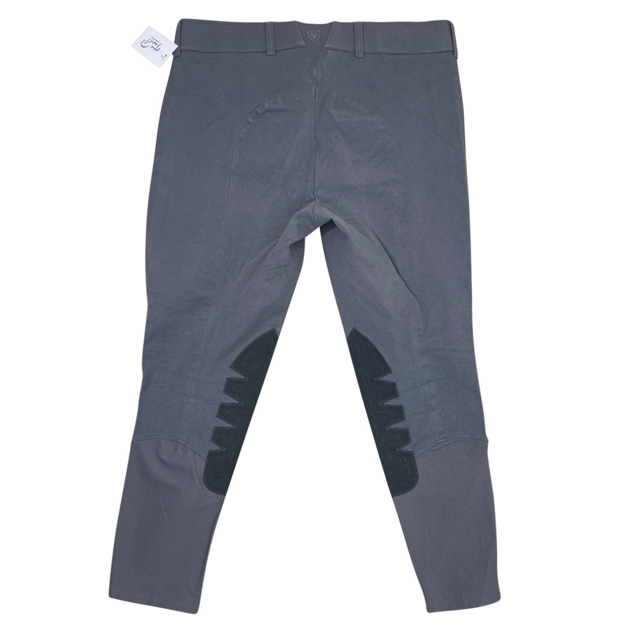 Back of Ariat 'Heritage' Low Rise Breeches in Flint