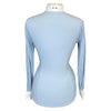 Back of Alessandro Albanese 'Aurora' Competition Shirt in Baby Blue/White 