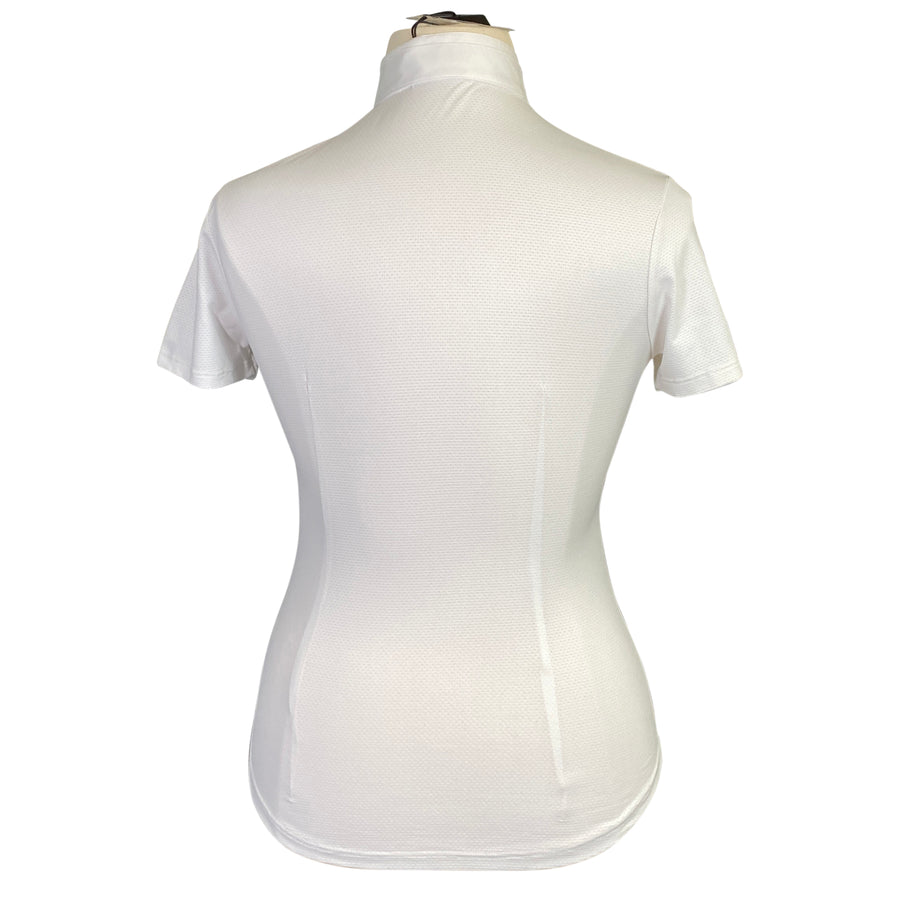 Back of Cavalleria Toscana 'Gala' Competition Shirt in White