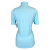 Back of Equisite 'Elaine' Show Shirt in Aqua
