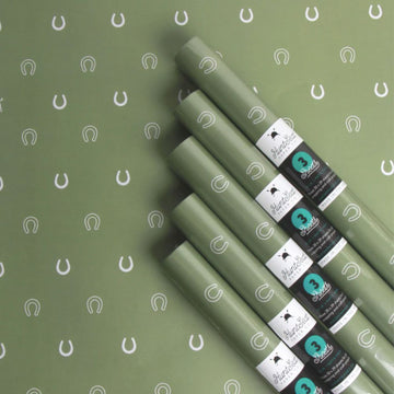 Hunt Seat Paper Co. Gift Wrap  in Lucky Olive