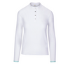 CALLIDAE The Tech Polo in White/Flamingo Ribbon