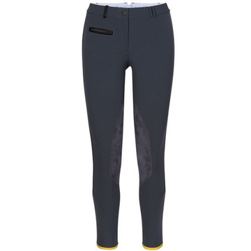 Front of CALLIDAE The C3 Breeches in Slate - Women's US 24