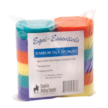 Equi-Essentials Rainbow Tack Sponges in Assorted