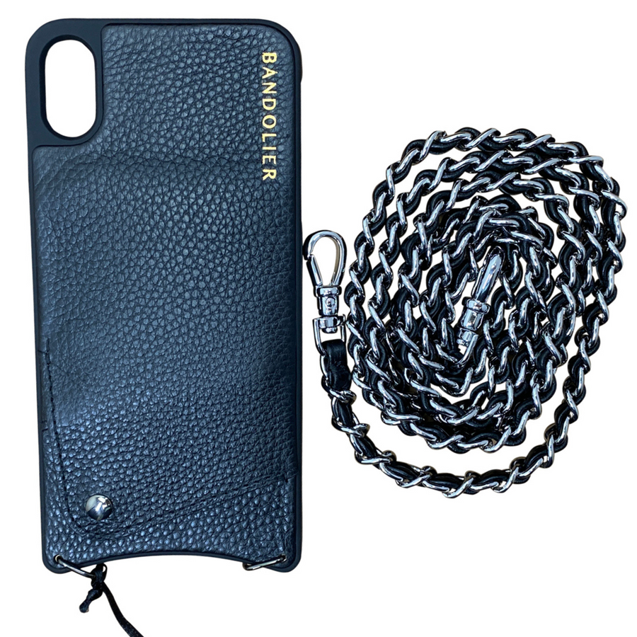 Bandolier 'Anna' Cross Body Phone Case in Black