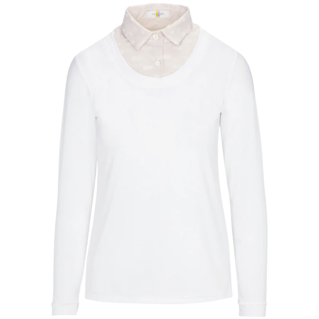 CALLIDAE The Practice Shirt in White/Cloud - Women's Medium