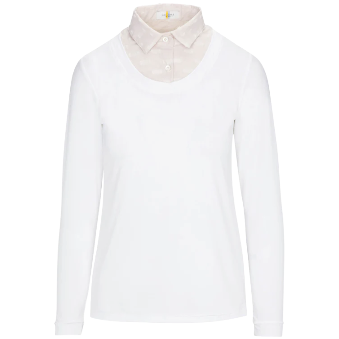 CALLIDAE The Practice Shirt in White/Cloud - Women's Small