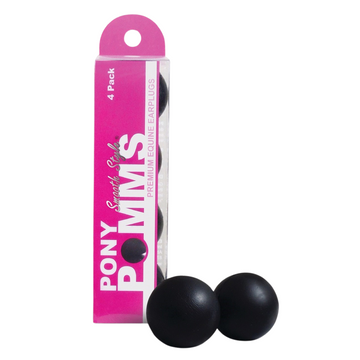 POMMS Premium Smooth Ear Plugs in Black - Pony