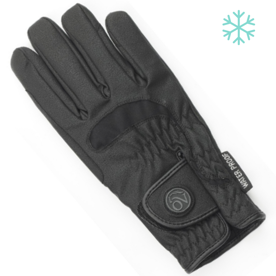 Ovation LuxeGrip Winter Gloves in Black - Adult Small