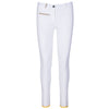 Front of CALLIDAE The Tech C3 Breeches in White Jumper/Tan Trim - Women's US 30
