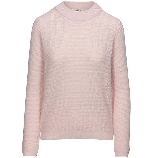 CALLIDAE The Mock Neck in Blush - Women's Small